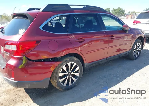 2015 Subaru Outback 2.5I Limited z USA, uszkodzony, nr VIN 4S4BSALC4F3290938